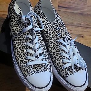 Leopard Converse All Star Size 13